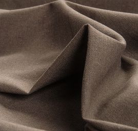 Len pružný viskoza směs šedohnědé barvy