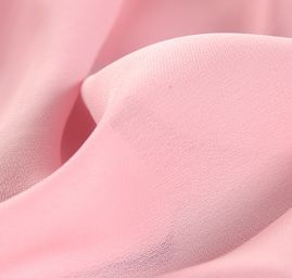 Šifon jednobarevný hladký  pudrový růžový