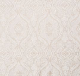 Žakárová látka vzor ornament béžová smetanová