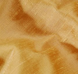 Šantung jednobarevný zlatý