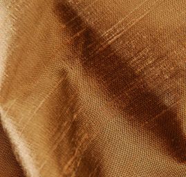 Šantung jednobarevný hnědý