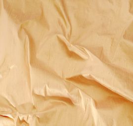 Šantung jednobarevný zlatorůžový šanžán