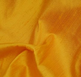 Šantung jednobarevný kanárkově žlutý