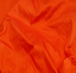 Šantung jednobarevný oranžový