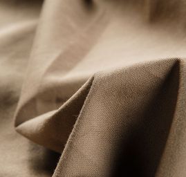 Bavlněná pružná látka khaki