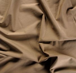 Bavlněná pružná látka khaki