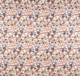 Mikado tkanina tisk řetízky střapce