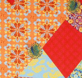 Mikado tkanina tisk patchworkový vzor