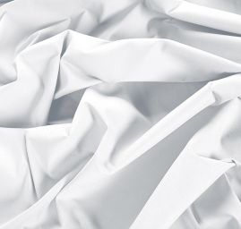 Kostýmová látka pružná viskoza směs bílá