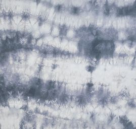 Viskozová šatová látka batika modrozelená