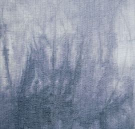 Viskozová šatová látka batika modrozelená