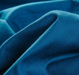 Pružná látka bavlna směs matná tm. tyrkys