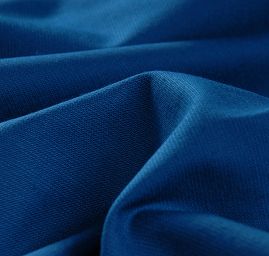 Pružná látka bavlna směs matná tm. tyrkys