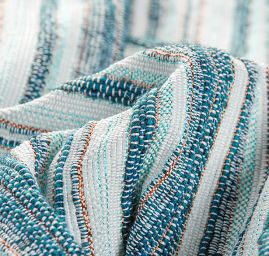 Látka Art Fabrics kostýmovka vlna směs tyrkys