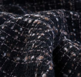 Efektní látka kostýmovka imitace ručně tkané látky