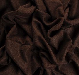 Vlněná látka tweed hnědočerná