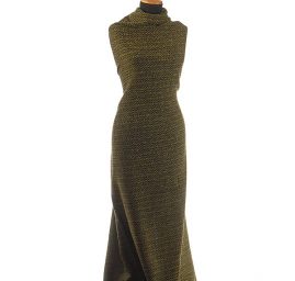 Tvídová látka vlna směs zelenohědá