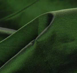 Umělé hedvábí imitace šantung šanžán zelený