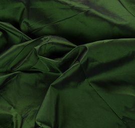 Umělé hedvábí imitace šantung šanžán zelený