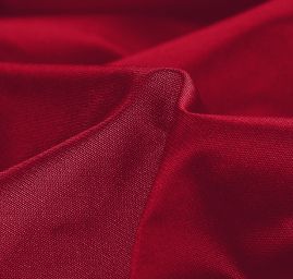 Taft hladký jednobarevný červený