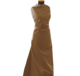 Taft jednobarevný béžovohnědý