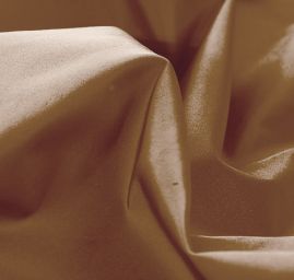 Taft jednobarevný béžovohnědý