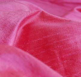 Šantung jednobarevný starorůžový