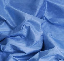 Šantung jedobarevný světle ocelově modrá II.jakost