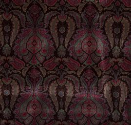 Pružný samet kašmírový motiv