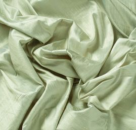 Šantung jednobarevný pastel sv.zelená