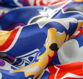 Podšívka viskozová barevný tisk