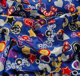 Podšívka viskozová barevný tisk 