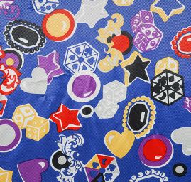 Podšívka viskozová barevný tisk 