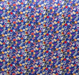 Podšívka viskozová barevný tisk 