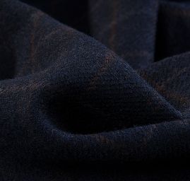 Efektné vlnená látka kostýmovka motív kocka