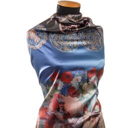 Satén vzor rytíř/vozataj