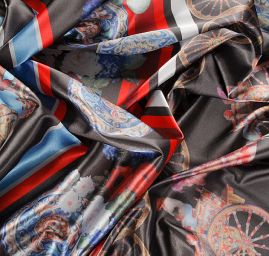 Satén vzor rytíř/vozataj