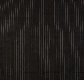 Flauš vlna, kašmír proužky hnědá/černá