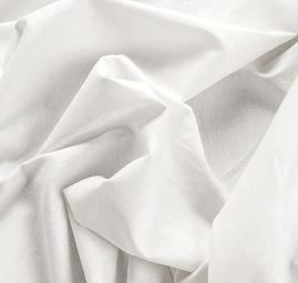 Len pružný viskoza směs bílá lomená II. jakost