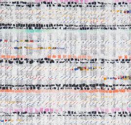 Kostýmová látka plastický vzor zatkané příze