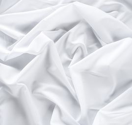 Podšívka polyester lomená bílá lesk