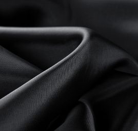 Podšívka polyester satén černá