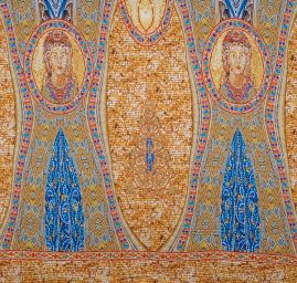 Hedvábný satén mozaika