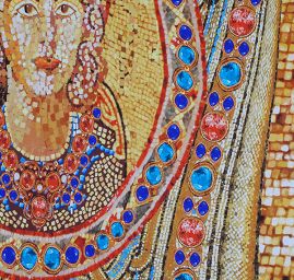 Hedvábný satén mozaika