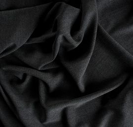 Kostýmová látka oboustranně pružná tm.šedá