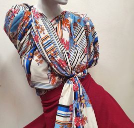 Vařená vlna malinově červená