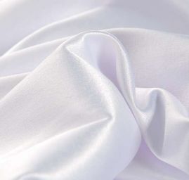 Satén pružný matný pevnější bílý II.jakost