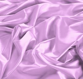 Satén pružný perlový lila světle fialový