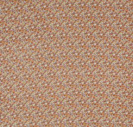 Jemná pružná látka květinový motiv tyrkysová/smetana