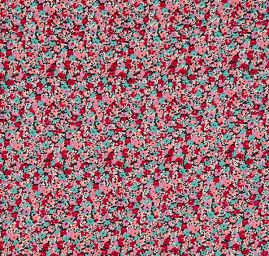 Jemná pružná látak drobné kytičky růžová